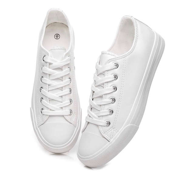 Witwatia Shoes - WITWATIA Faux Leather Tennis Shoes